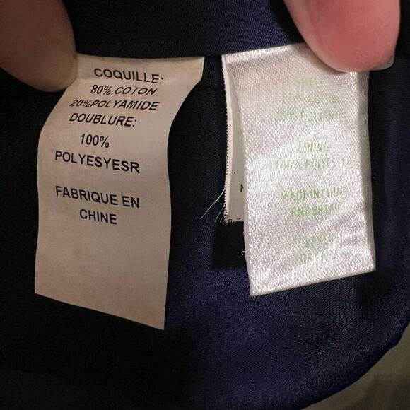 Lilly Pulitzer Augusta Lace Shift Dress in Drippy Paisley Navy Blue | Size 2 - Picture 6 of 7